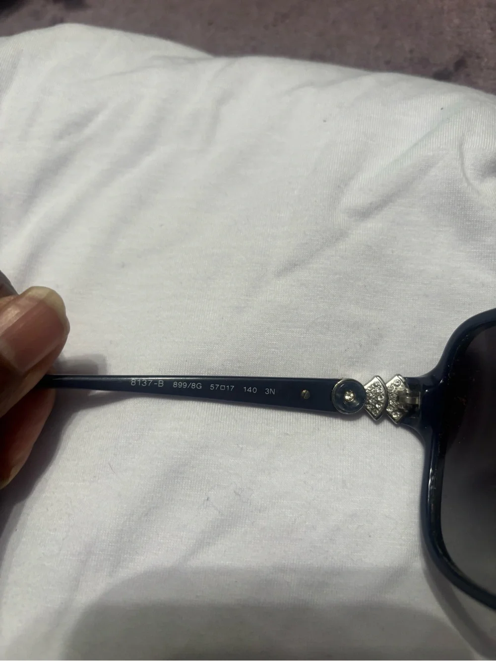 Bulgari Women's Dark Navy Rounded Oversized Sunglasses